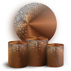 KIT Redondo e Trio Sublimado 3D - Ano Novo