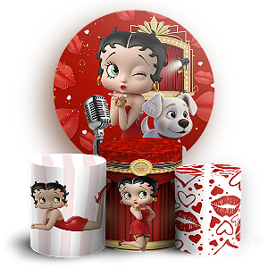 KIT Redondo e Trio Sublimado 3D - Betty Potter