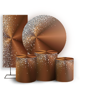 KIT Redondo Trio e Faixa Sublimado 3D - Ano Novo