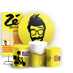 KIT Redondo Trio e Faixa Sublimado 3D - Ze Delivery