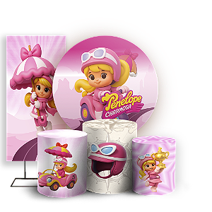 KIT Redondo Trio e Faixa Sublimado 3D - Penélope