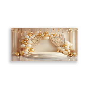 Painel Retangular Sublimado 3D - Fundo Fotografico Natal