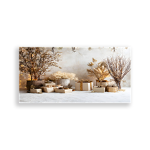 Painel Retangular Sublimado 3D - Fundo Fotografico Natal