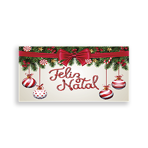 Painel Retangular Sublimado 3D - Fundo Fotografico Natal