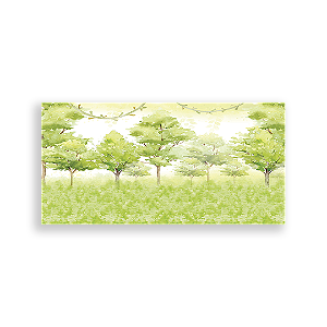 Painel Retangular Sublimado 3D - Fazendinha Bosque