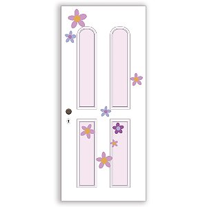 Capa Decorativa Porta Sublimação 3D - Porta Monstros SA Boo