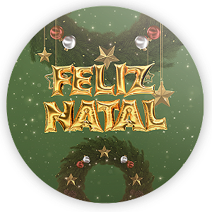 Painel de Mesa Sublimado 3D - Natal