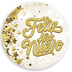 Painel de Mesa Sublimado 3D - Año Nuevo ES