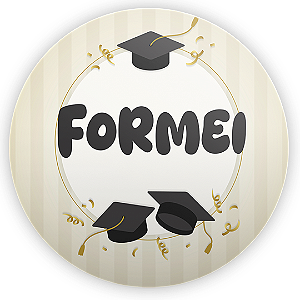 Painel de Mesa Sublimado 3D - Formatura Abc