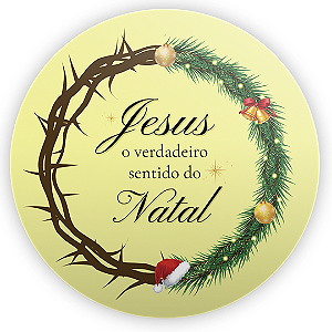 Painel de Mesa Sublimado 3D - Natal