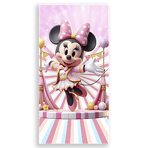 Faixa Lateral Sublimado 3D - Mickey E Minnie Circo