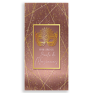 Faixa Lateral Sublimado 3D - Baile de Máscaras -Vivi Mide