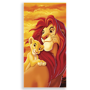 Faixa Lateral Sublimado 3D - Rei Leão