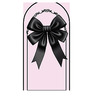 Faixa Lateral Sublimado 3D - Laço Rosa