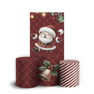 Faixa Lateral e Trio Cilindro Sublimado 3D Vest Facil - Natal