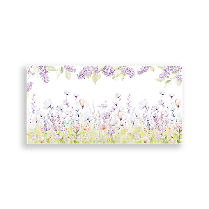 Painel Retangular Sublimado 3D - Flores