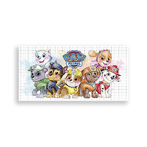 Painel Retangular Sublimado 3D - Patrulha Canina
