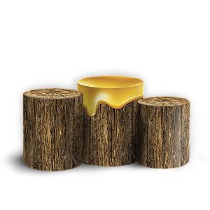 Trio Cilindro Sublimado 3D - Ursinho Pooh