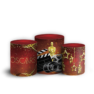 Trio Cilindro Sublimado 3D - Oscar