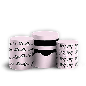 Trio Cilindro Sublimado 3D - Laço Rors