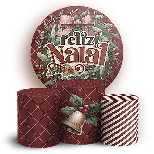 KIT Redondo e Trio Sublimado 3D - Natal