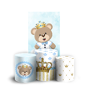 Faixa Lateral e Trio Cilindro Sublimado - Urso