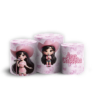 Trio Cilindro Sublimado - Ana Castela Boiadeira