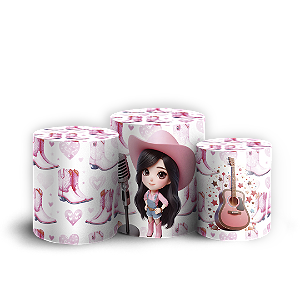 Trio Cilindro Sublimado - Ana Castela Boiadeira