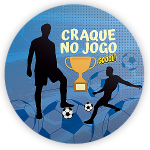Painel Redondo Sublimado - Futebol
