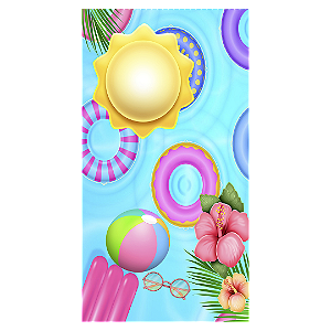 Faixa Lateral Sublimado - Pool Party