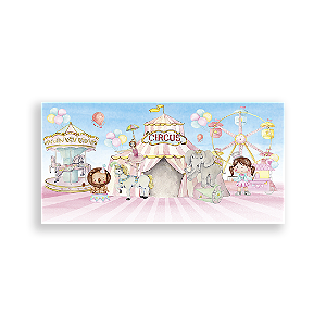 Painel Retangular Sublimado - Circo
