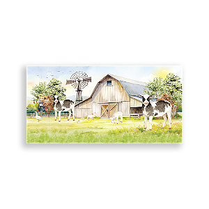 Painel Retangular Sublimado - Fazendinha