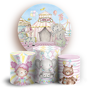 KIT Redondo e Trio Sublimado - Circo