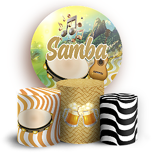 KIT Redondo e Trio Sublimado - Samba