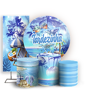 KIT Redondo Trio e Faixa Sublimado - Tardezinha