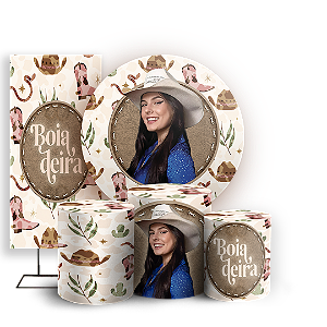 KIT Redondo Trio e Faixa Sublimado - Ana-Castela-Boiadeira