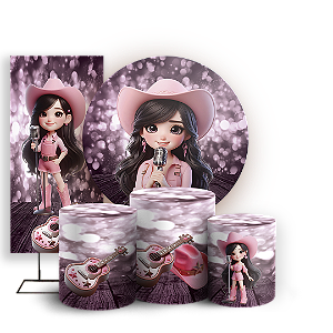 KIT Redondo Trio e Faixa Sublimado - Ana-Castela-Boiadeira