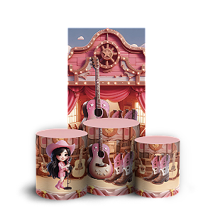 Faixa Lateral e Trio Cilindro Sublimado - Ana Castela Boiadeira 1