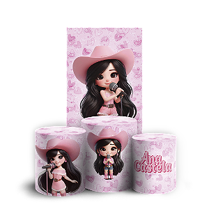 Faixa Lateral e Trio Cilindro Sublimado - Ana Castela Boiadeira 1