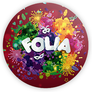 Painel de Mesa Sublimado 3D - Carnaval