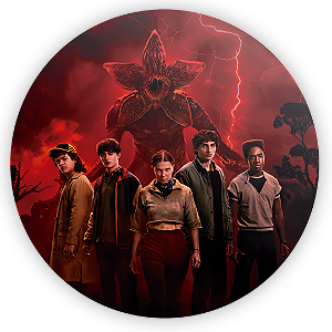 Painel de Mesa Sublimado 3D - Stranger Things