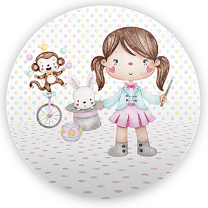 Painel de Mesa Sublimado 3D - Circo