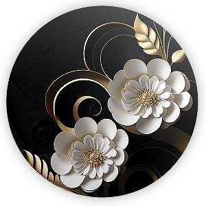 Painel de Mesa Sublimado 3D - Floral