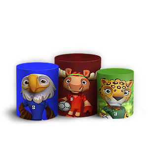 Trio Cilindro Sublimado - Copa Brasil