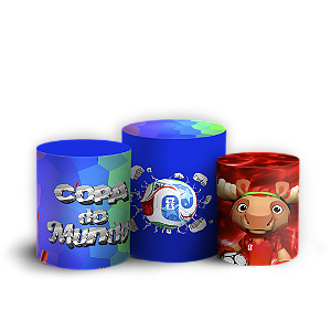Trio Cilindro Sublimado - Copa Brasil