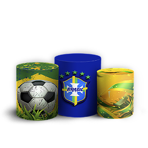 Trio Cilindro Sublimado - Copa Brasil