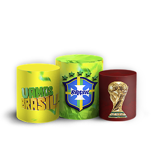Trio Cilindro Sublimado - Copa Brasil