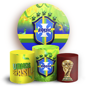 KIT Redondo e Trio Sublimado - Copa Brasil