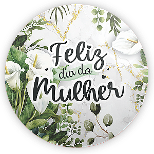 Painel de Mesa Sublimado 3D - Dia Da Mulher