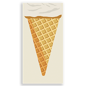 Faixa Lateral Sublimado - Fundo Sorvete